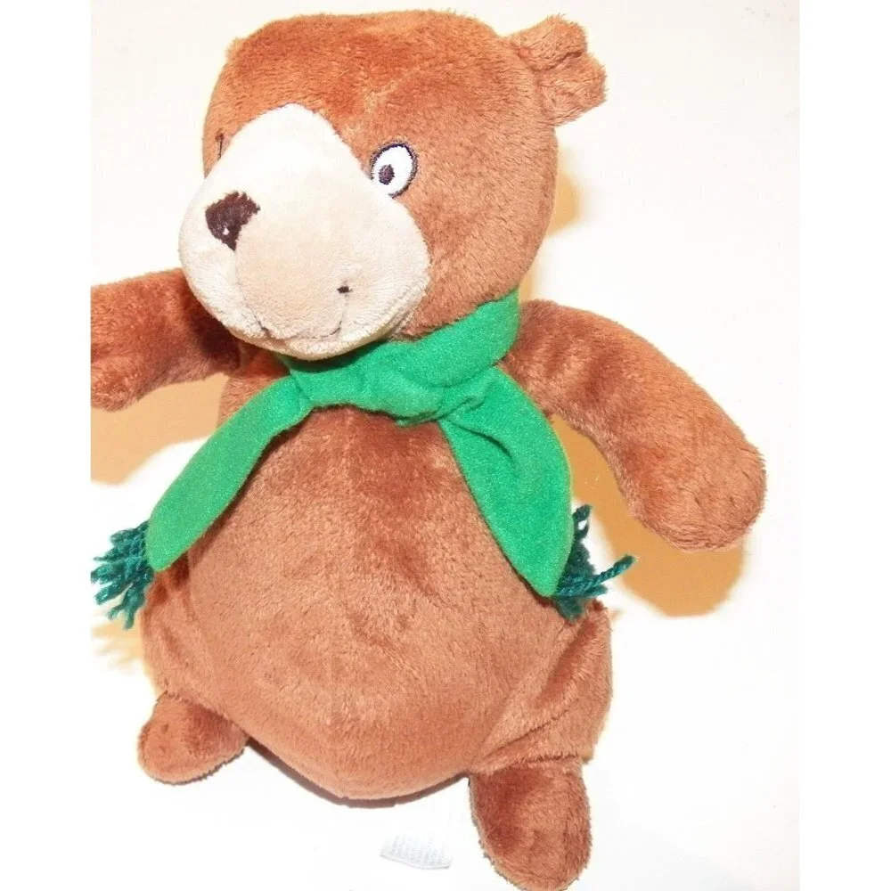 You're All My Favorite Bear Green Scarf Plush Stuffed Animal Kohl Care McBratney